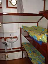 Zweibett-Kabine auf der Averechts