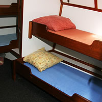 typische Betten an Bord eines Plattbodenschiffes