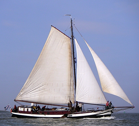 Plattbodenschiff Gouden Boudem ab Harlingen