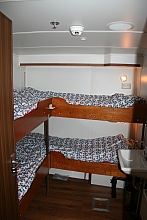 4-Bett-Kabine auf dem Segelschiff 'Morgenster'