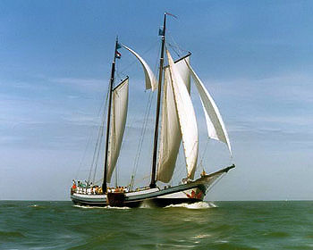 Plattbodenschiff Risdam ab Lemmer