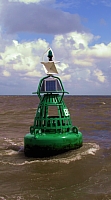 Tonne auf dem Segelt&ouml;rn nach Terschelling