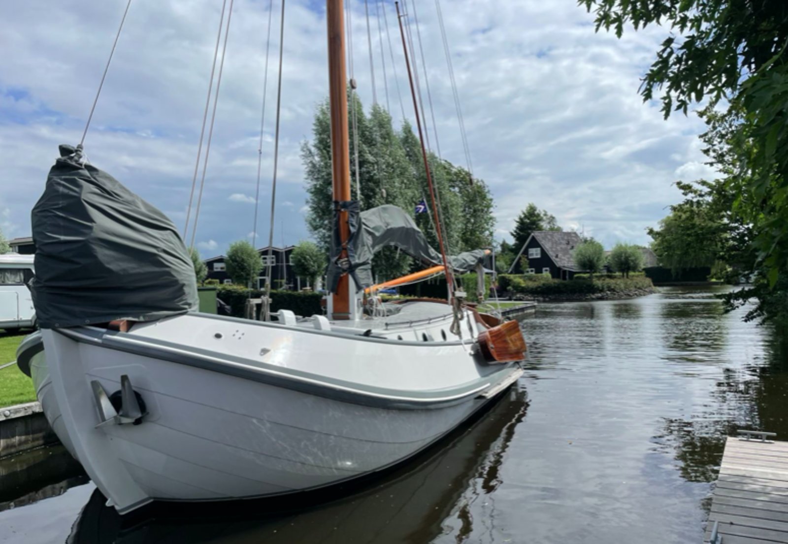 Plattbodenschiff (Lemsteraak) 'Andante' Mit dem Charterschiff 'Andante' unterwegs auf dem Ijsselmeer