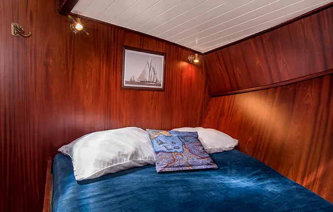 Plattbodenschiff Bellefleur - Kabine