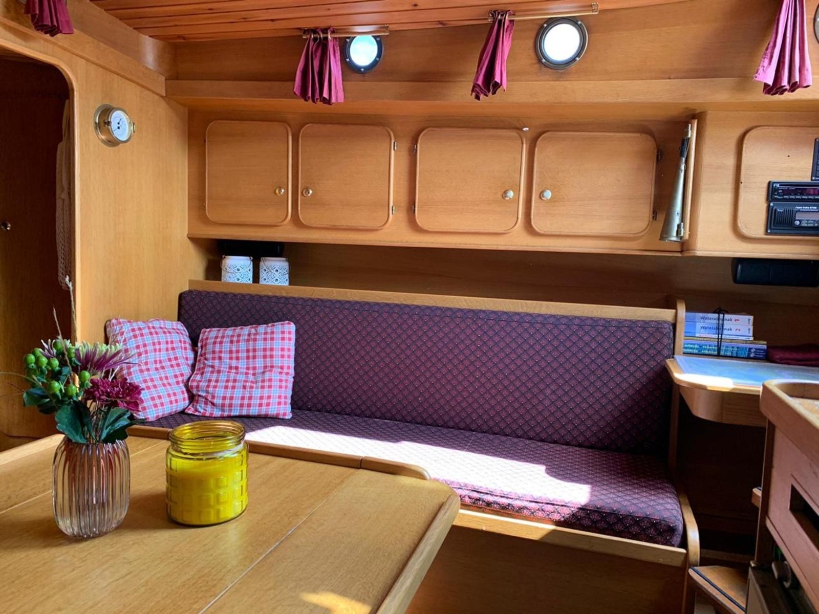 Plattbodenschiff Lagetha - unter Deck