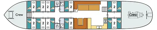 Plattbodenschiff 'Anna Catharina' - Plan