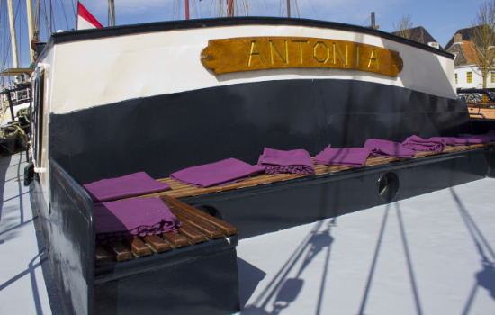 Sitzecke an Deck - Segelschiff Antonia