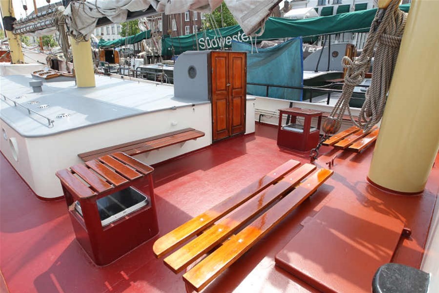 an Deck der Brandaris an Deck