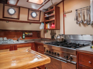 Plattbodenschiff Eendracht - Kombüse Plattbodenschiff Eendracht