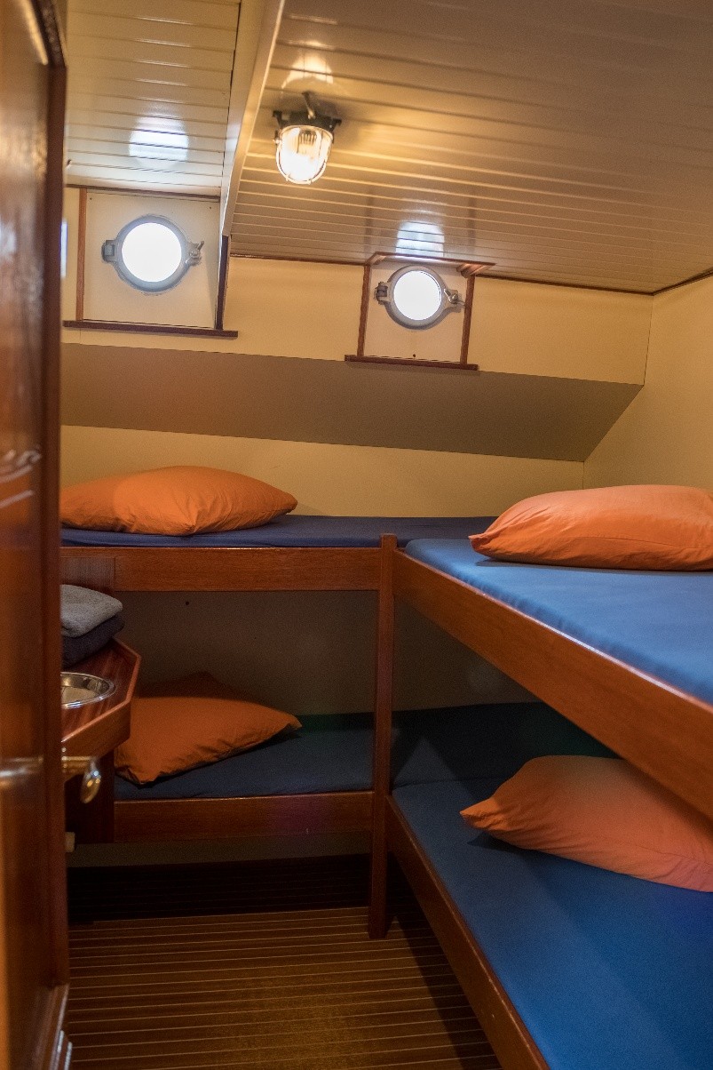 Plattbodenschiff Eendracht - unter Deck Plattbodenschiff Eendracht