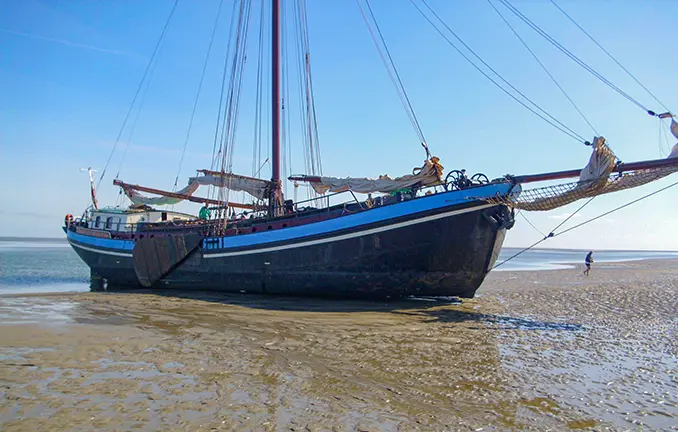 Plattbodenschiff Eendracht - unter Deck Plattbodenschiff Eendracht