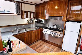 Kombüse (Küche) der Linde