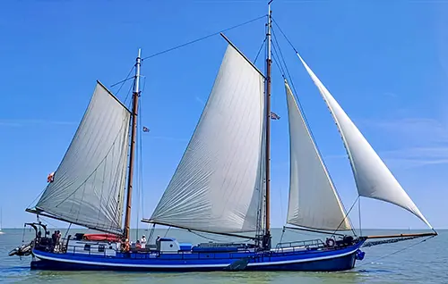 Plattbodenschiff 'Meridiaan'