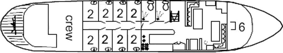 Schiffsriss der Nova Cura, Plattbodenschiff ab Muiden