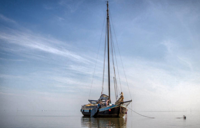 Plattbodenschiff Ontmoeting