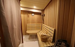 Sauna an Bord der Store Baelt