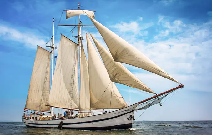 Plattbodenschiff Vliegende Hollander - Törn ab Lemmer auf dem Ijsselmeer