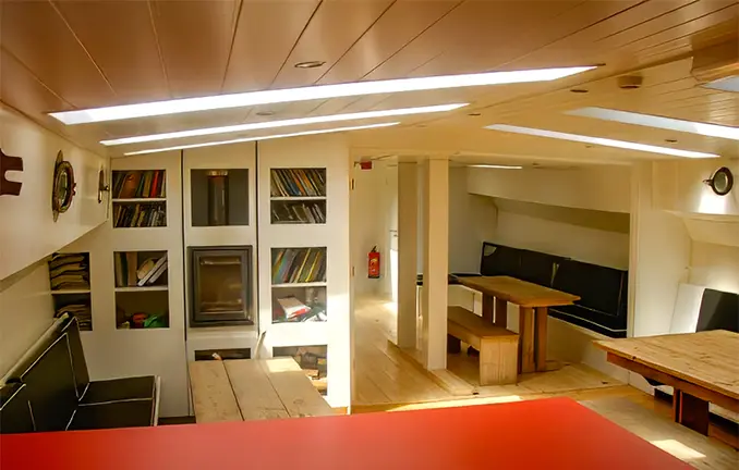 Plattbodenschiff 'Willem Jacob' - Salon