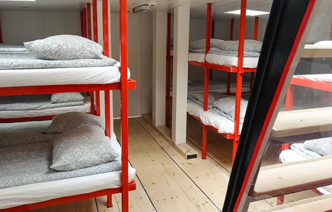 Plattbodenschiff 'Willem Jacob' - Kabine