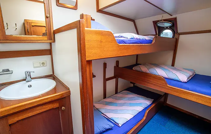 Segelschiff Zuiderzee - Kabine Segelschiff Zuiderzee - Kabine
